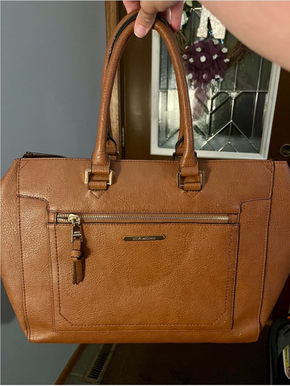 Steve Madden Tan Leather Tote